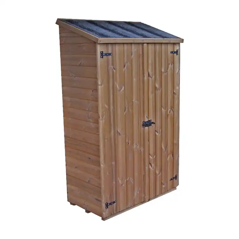 Abri mural Habrita THE 1206.01 bois thermo chauffé 0,65m2 3 étagères