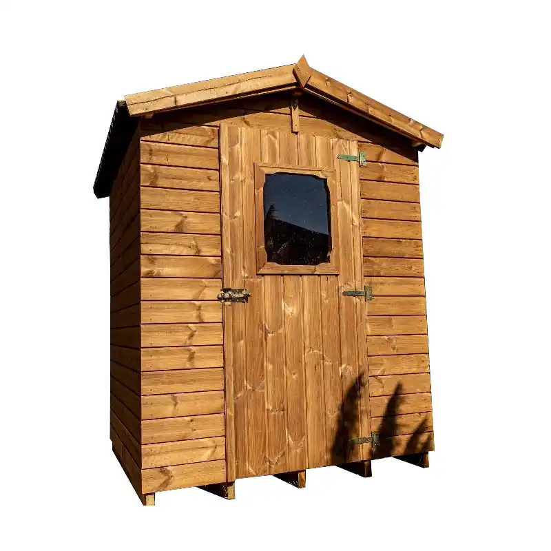 Abri bois Habrita THE 1616.01 N 2,25m2 avec plancher simple porte