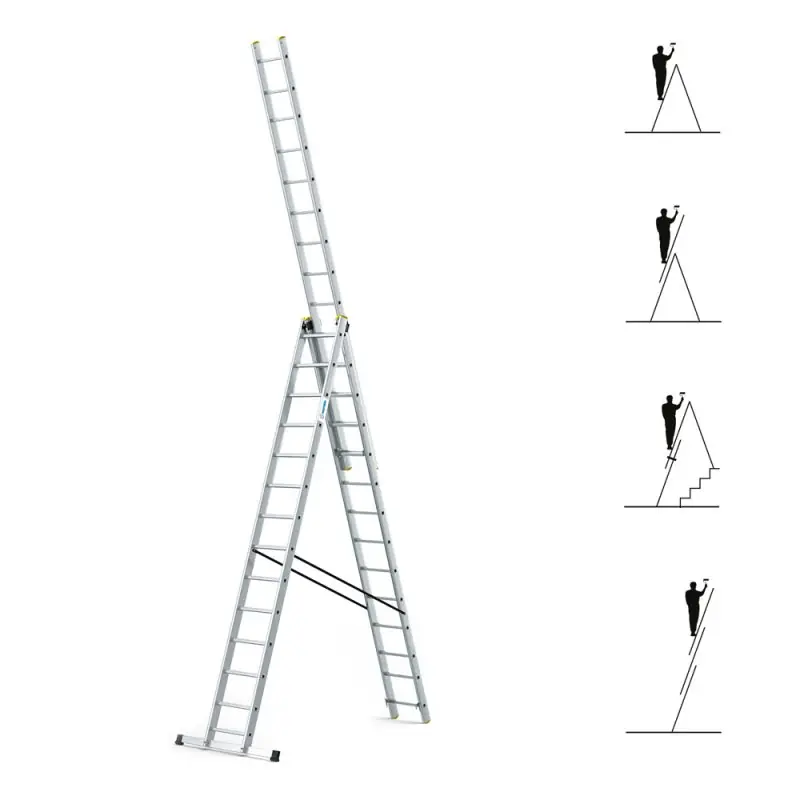 Echelle 3 plans StablePRO 3x14 marches