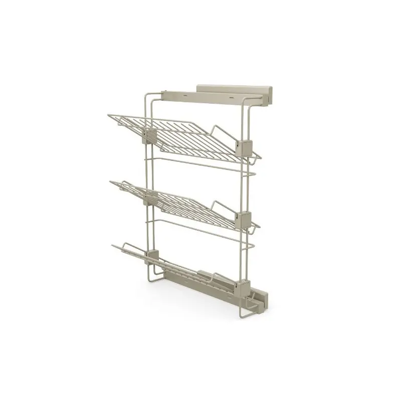 Porte-chaussures Emuca pour placards et dressing Hack côté droite gris