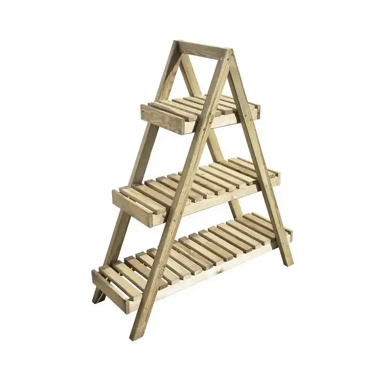 Etagère pyramide Jardipolys KEOPS en pin hauteur 100cm
