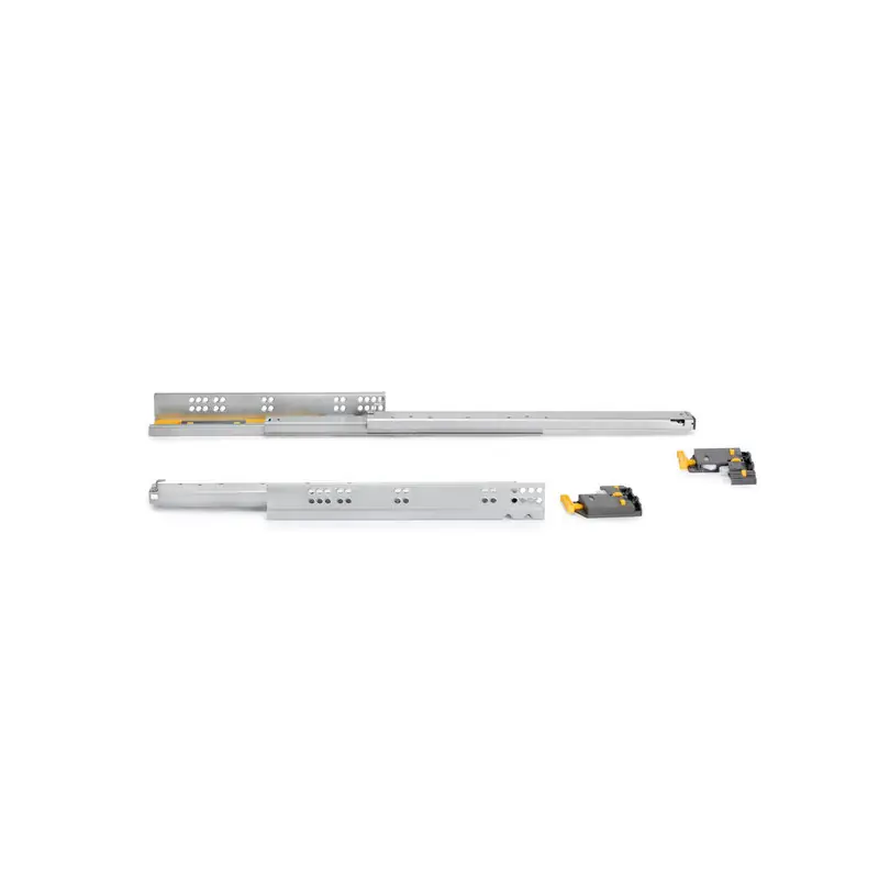 10 paires de coulisses Emuca Silver profondeur 540mm acier zingué