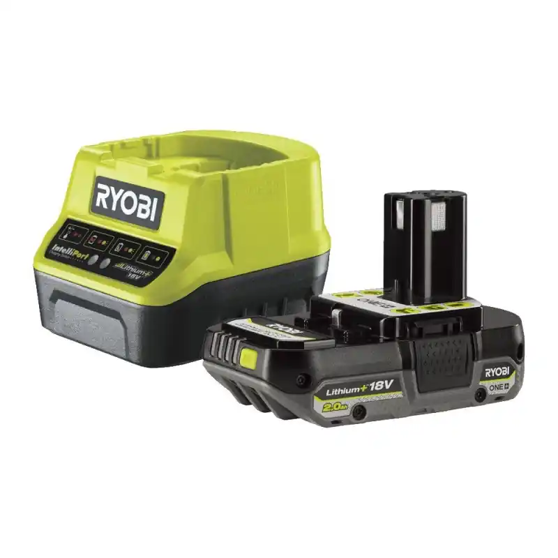 Chargeur et batterie Ryobi RC18120-120C One+ 18V 2Ah