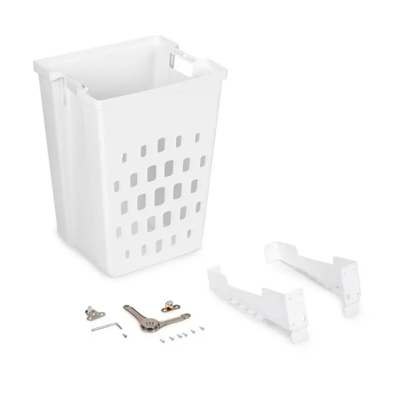 Panier à linge Emuca Laundry pour module 450mm plastique blanc