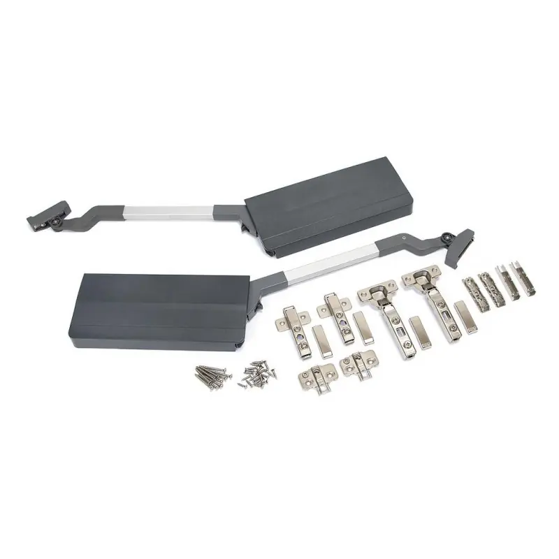 Compas Emuca Agile Flap pour portes relevables doubles 7,8-13kg