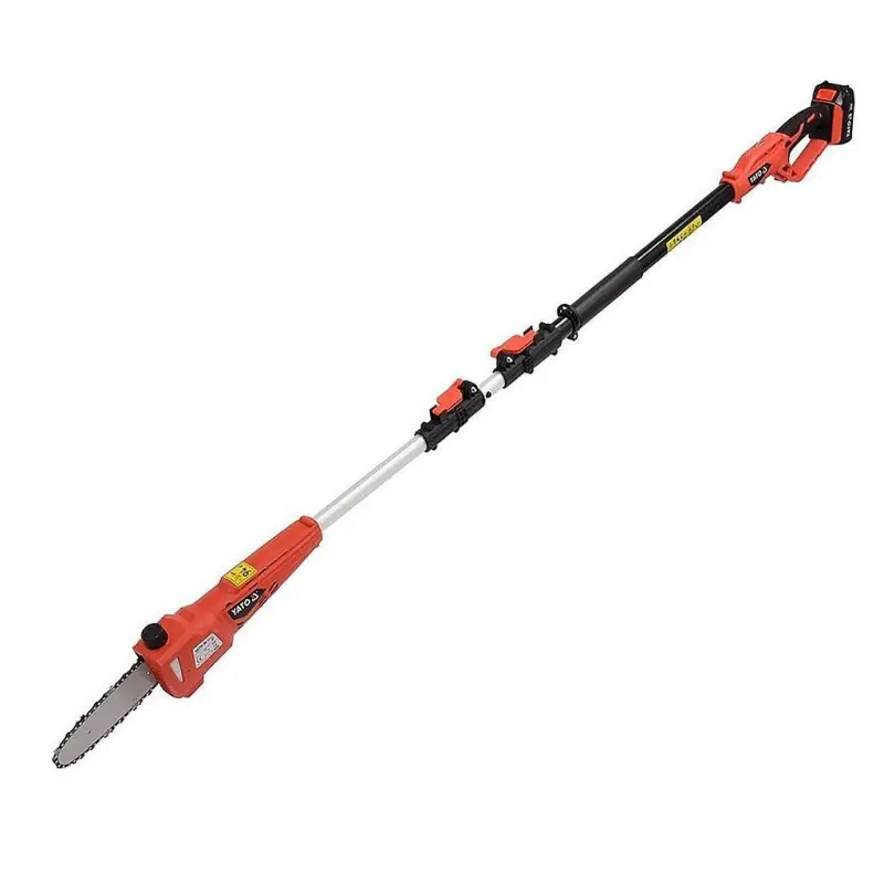 Elagueuse à perche Yato YT-82836 télescopique 18V 2,0Ah jusqu‘à 2,8m
