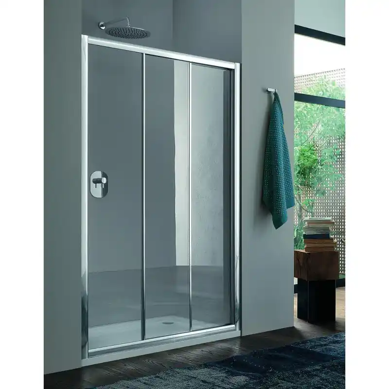 Porte de douche Samo coulissante à trois panneaux 95-103cm