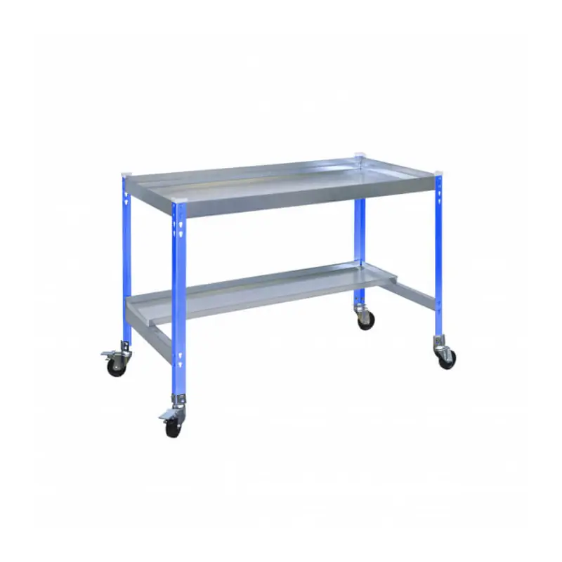 Table de préparation Simon Rack Simongarden Desk Mob 900mm bleu galva