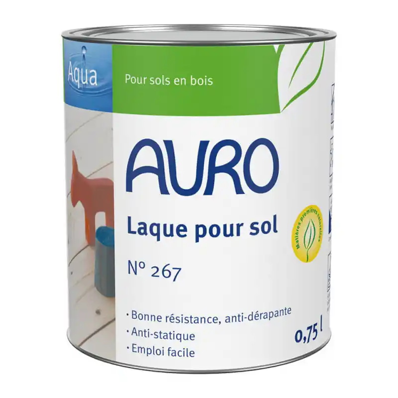 Laque pour sol Auro n°267 0,75l aspect brillant prêt à l‘emploi