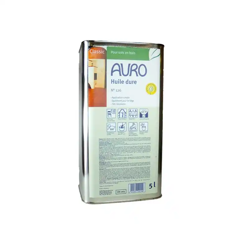 Huile dure Auro Classic n°126 5L pour sols en bois