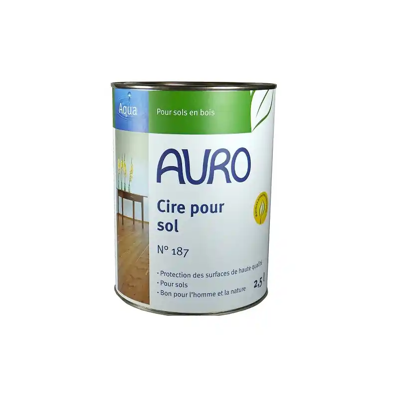 Cire pour bois Auro Aqua n°187 2,5L
