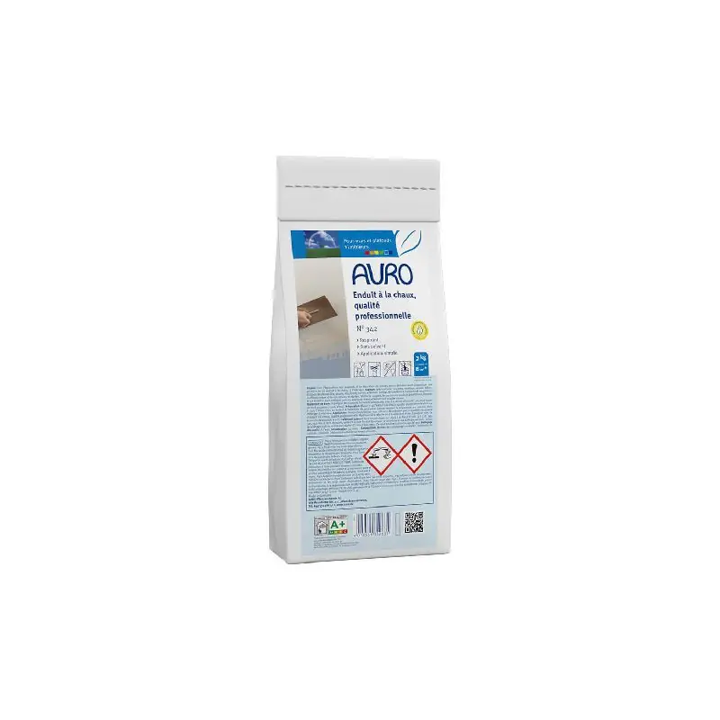 Enduit à la chaux Auro n°342 qualité professionnelle 3kg intérieur