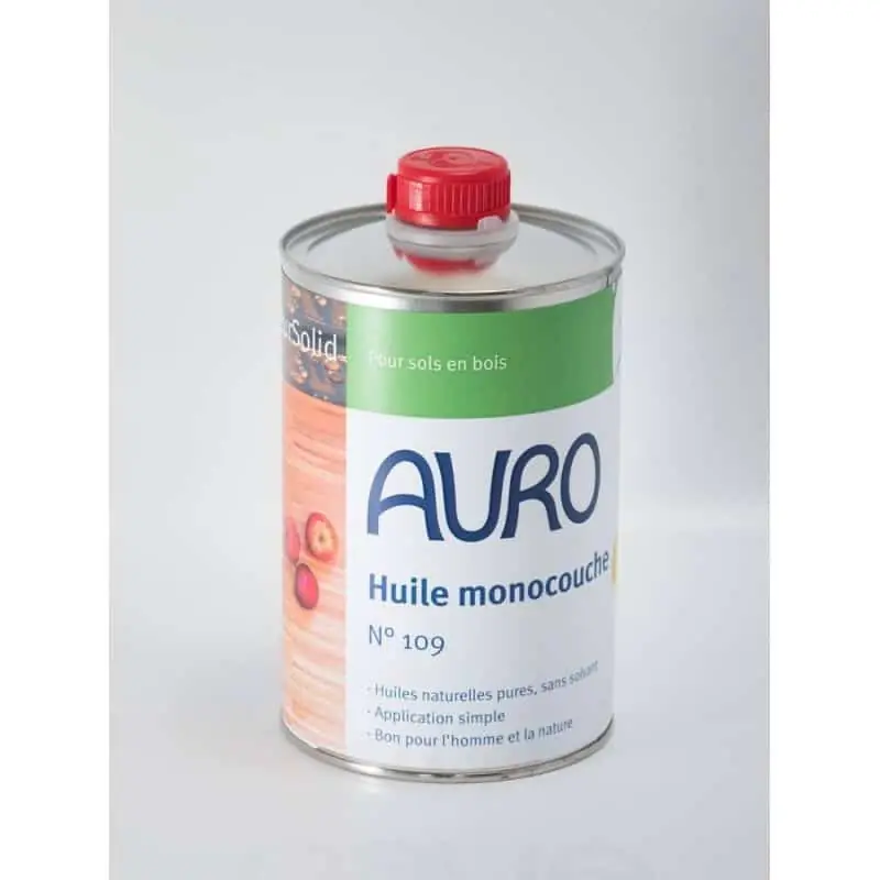Huile monocouche Auro n°109 1L pour sols et meubles en bois