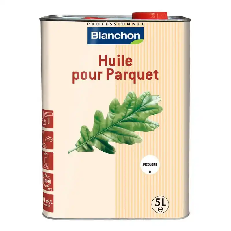 Huile pour parquet Blanchon 5L noir prêt à l‘emploi