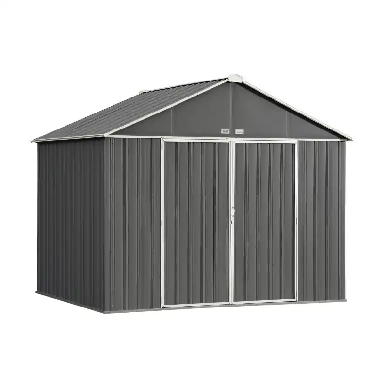 Abri métal Habrita Foresta Arrow Ezee 7,44m2 toit 2 pentes