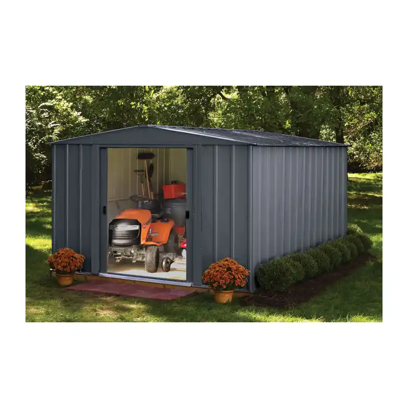 Abri métal Habrita Foresta Spacemaker Apex 11,59m2 toit 2 pentes