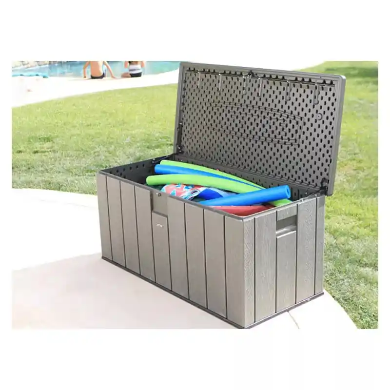 Coffre de jardin Habrita Foresta COF1571MA résine 0,73m3 marron
