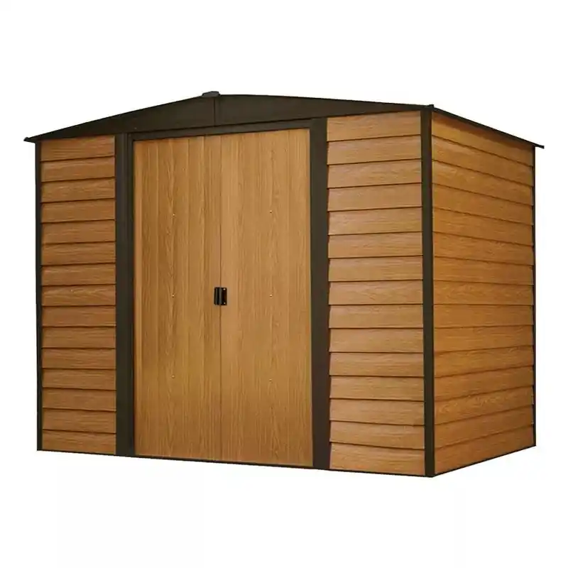 Abri métal Habrita Foresta Arrow Woodridge 4,58m2 imitation bois