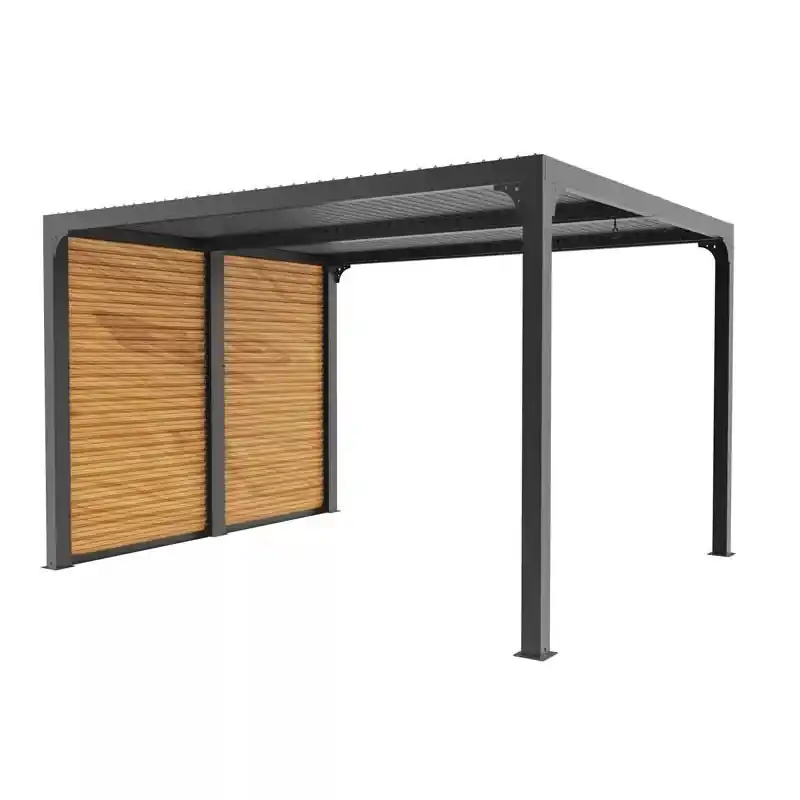 Pergola Habrita Foresta PER3630VBBI 10,80m2 ventelles imitation bois