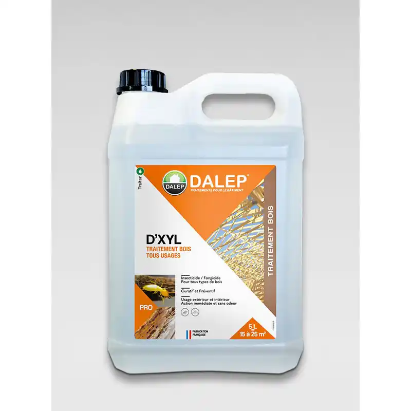 Traitement bois Dalep D‘XYL tous usages 5L prêt à l‘emploi