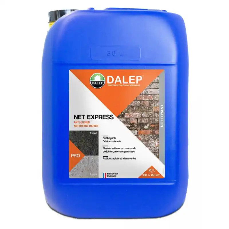 Nettoyant rapide Dalep Net Express anti-lichen 20L prêt à l‘emploi
