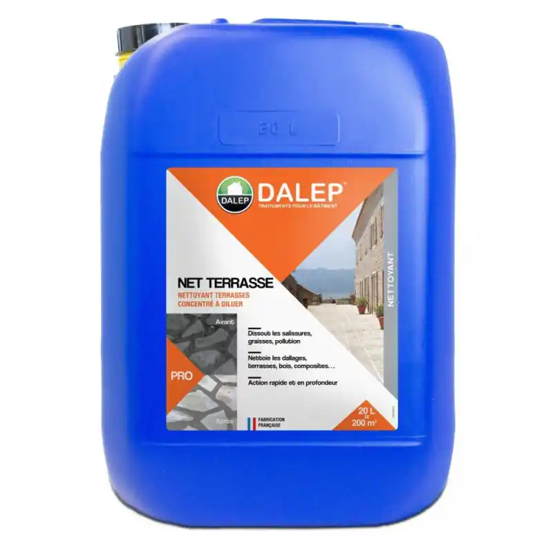Nettoyant terrasses Dalep Net Terrasse 20L concentré à diluer