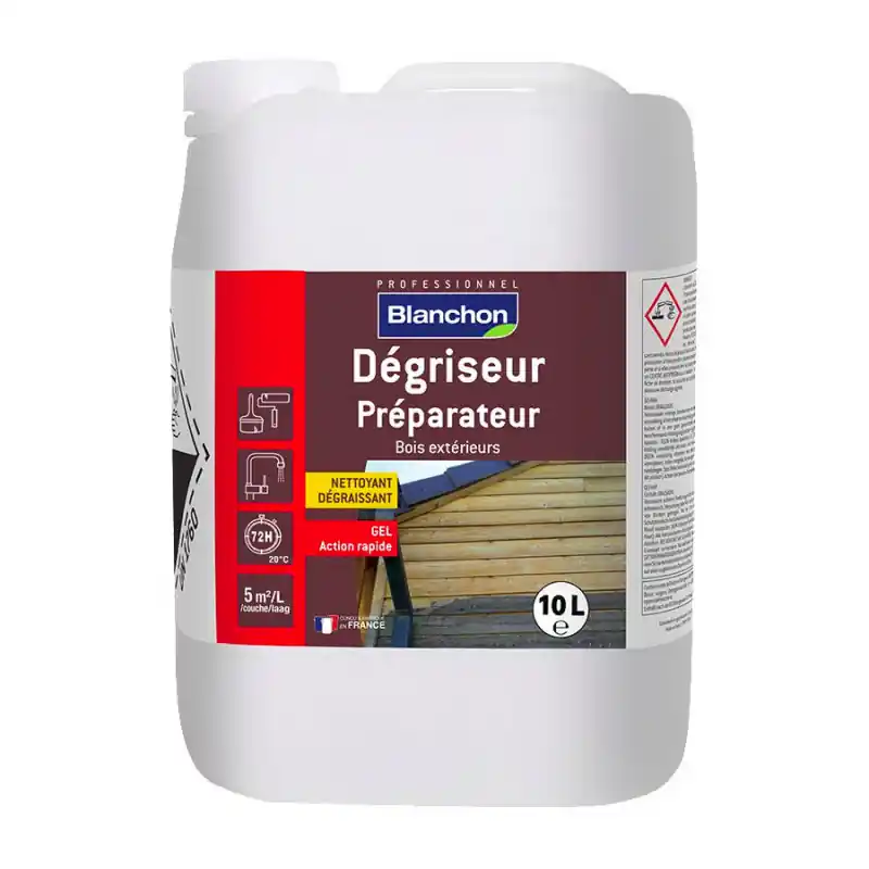 Dégrisseur préparateur Blanchon 10L bois extérieurs prêt à l‘emploi
