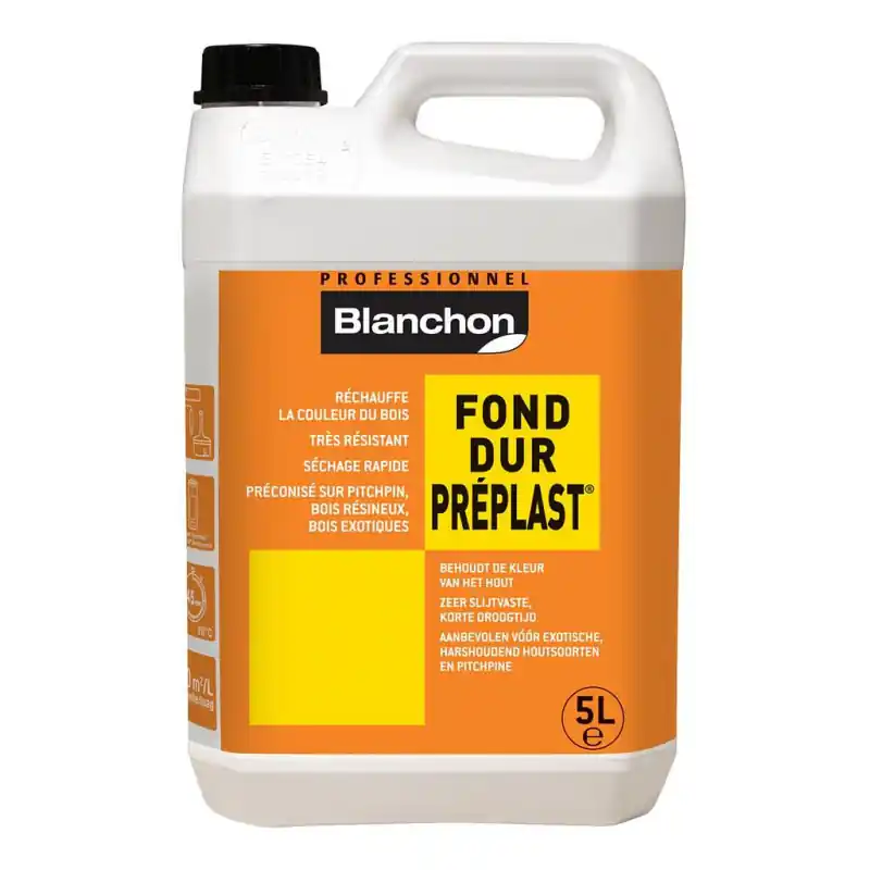 Fond dur Blanchon Préplast 5L incolore prêt à l‘emploi séchage rapide