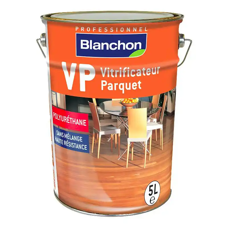 Vitrificateur parquet Blanchon VP 5L aspect mat soie cire naturel