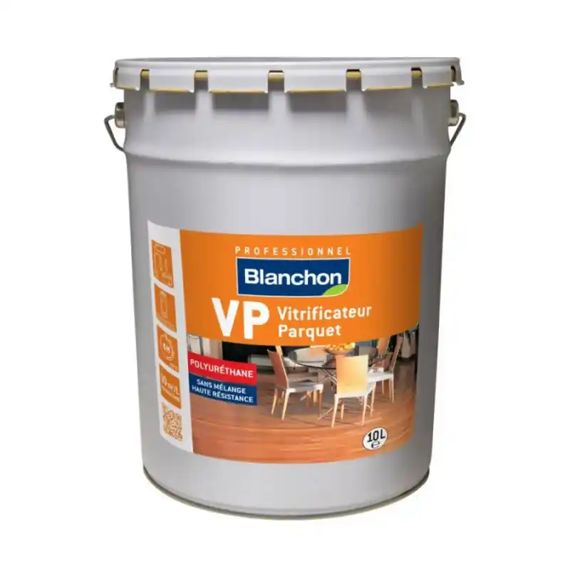 Vitrificateur parquet Blanchon VP 10L aspect satiné prêt à l‘emploi