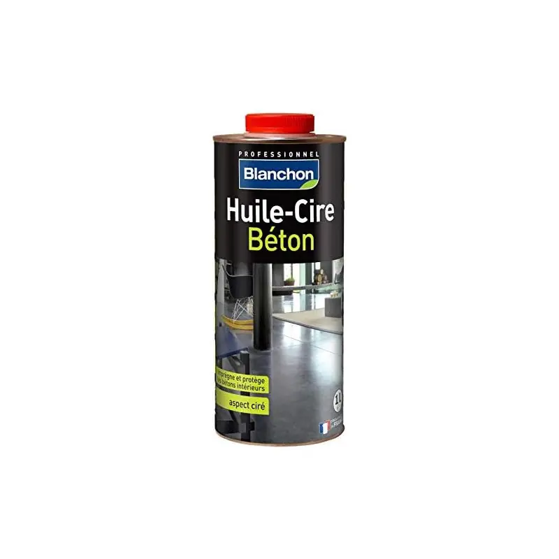Huile-cire béton Blanchon 1108902 intérieur 1L incolore
