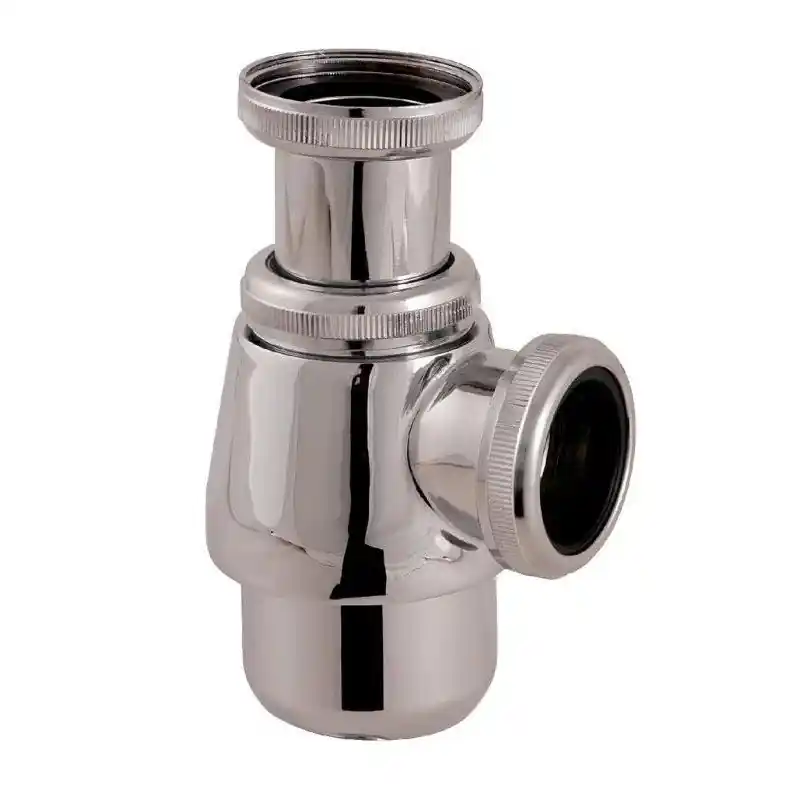 Siphon bidet-lavabo réglable en laiton chromé Valentin