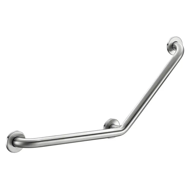 Barre de maintien Delabie 35082S coudée 135° inox satiné 400x400mm