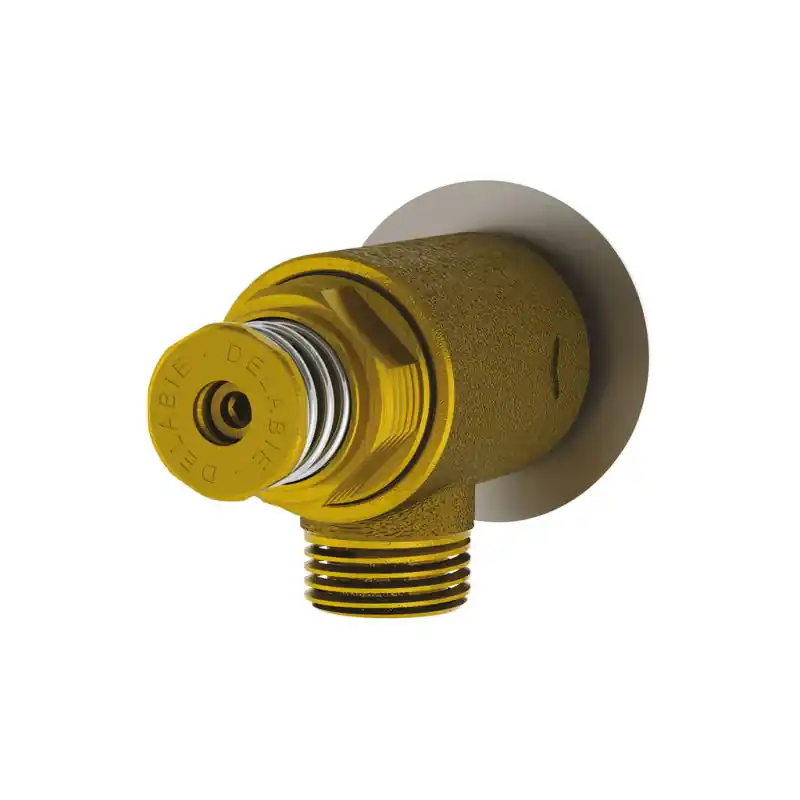 Robinet mural Delabie Tempostop 3l/min pour lave-mains temporisé