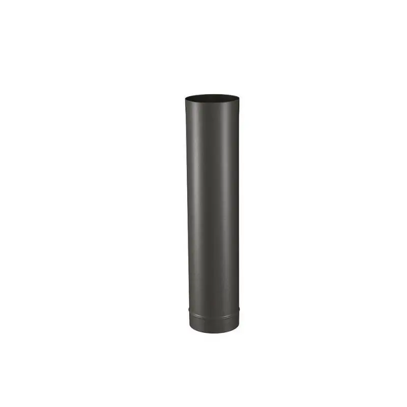 Tuyau rigide TEN 344334 émail noir mat 33cm D125mm