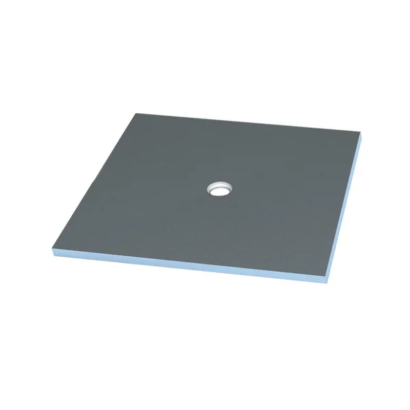 Receveur Wedi Fundo Primo carré 1000x1000x40mm écoulement centré