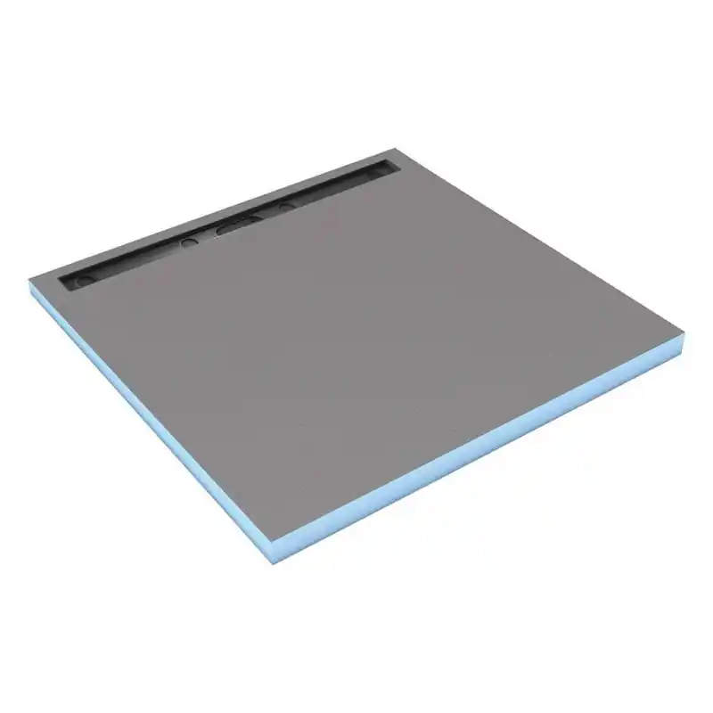 Receveur Wedi Fundo Riolito Neo 90x90x5cm écoulement excentré 80cm