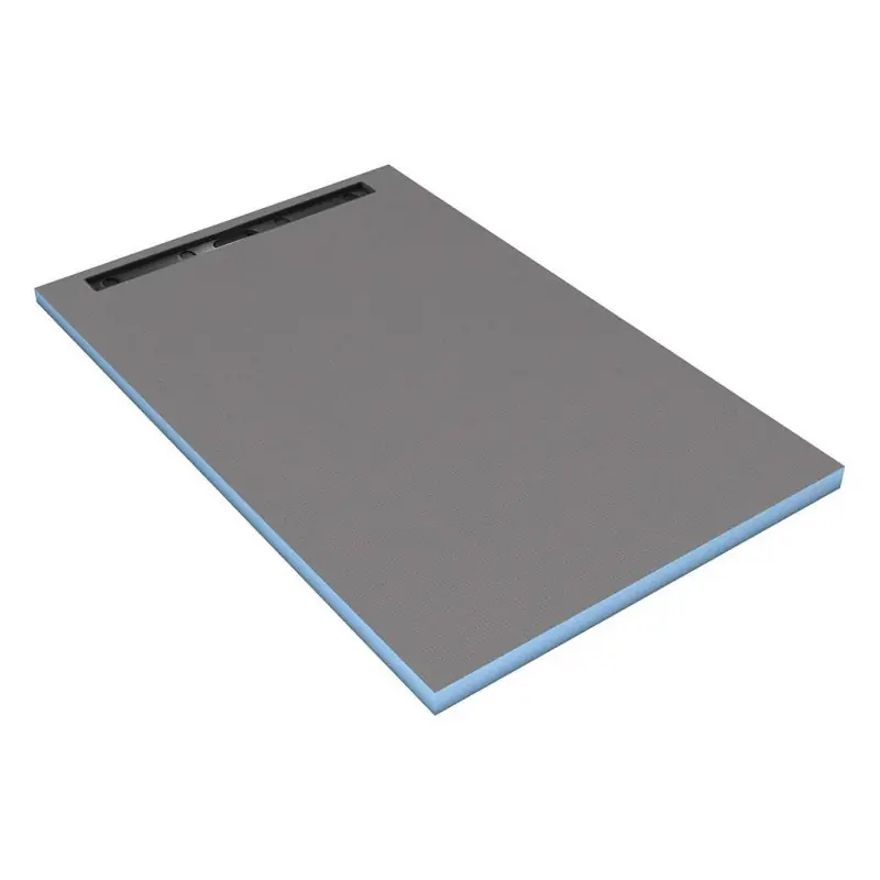 Receveur Wedi Fundo Riolito Neo 160x100x5cm écoulement excentré 80cm