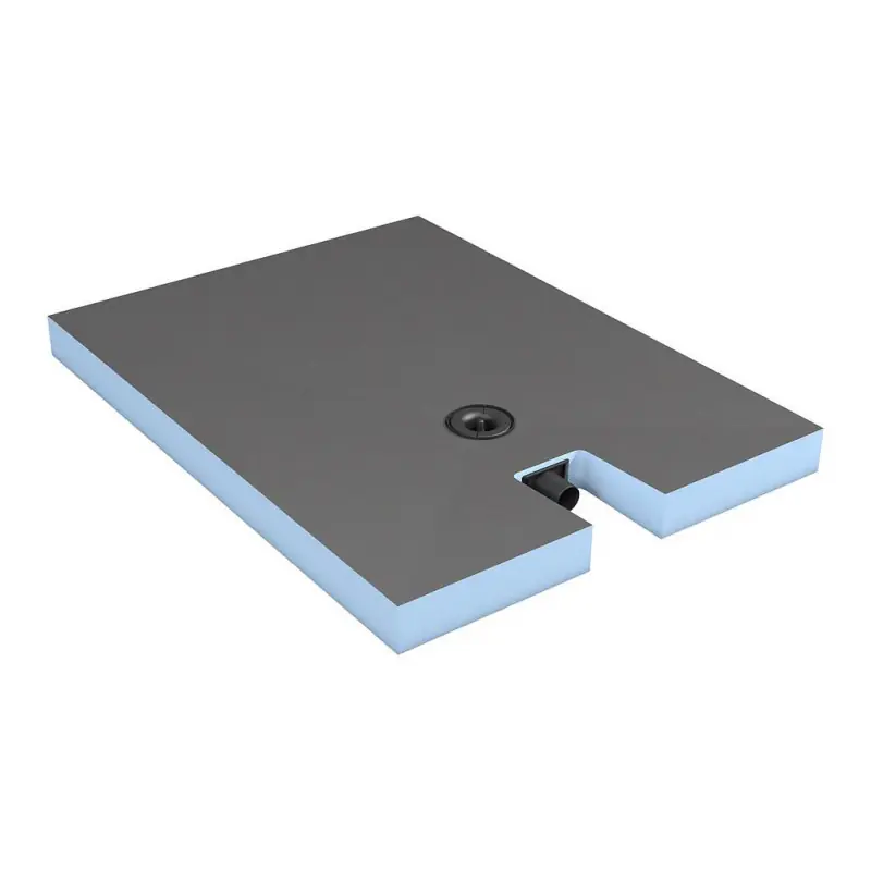 Receveur Wedi Fundo Plano 1400x900x65mm DN 40 écoulement excentré