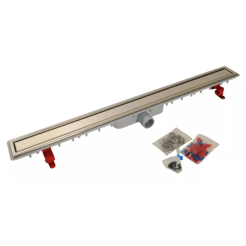 Caniveau de douche Nicoll Docia SICANFH100R 990x95mm D40mm sans natte