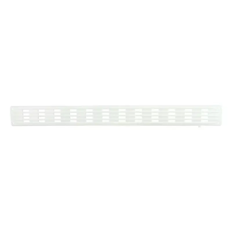 Grille d‘aération Nicoll PF400 blanche 40x400mm plate à fermeture
