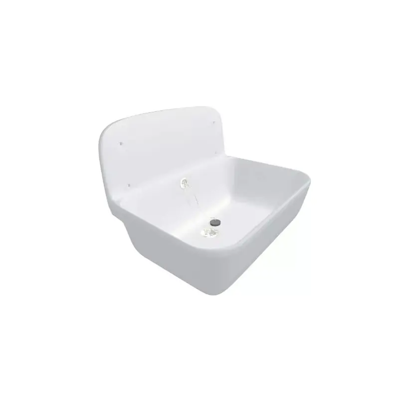 Poste d‘eau mural Nicoll POSTOB couleur blanche 495x345mm