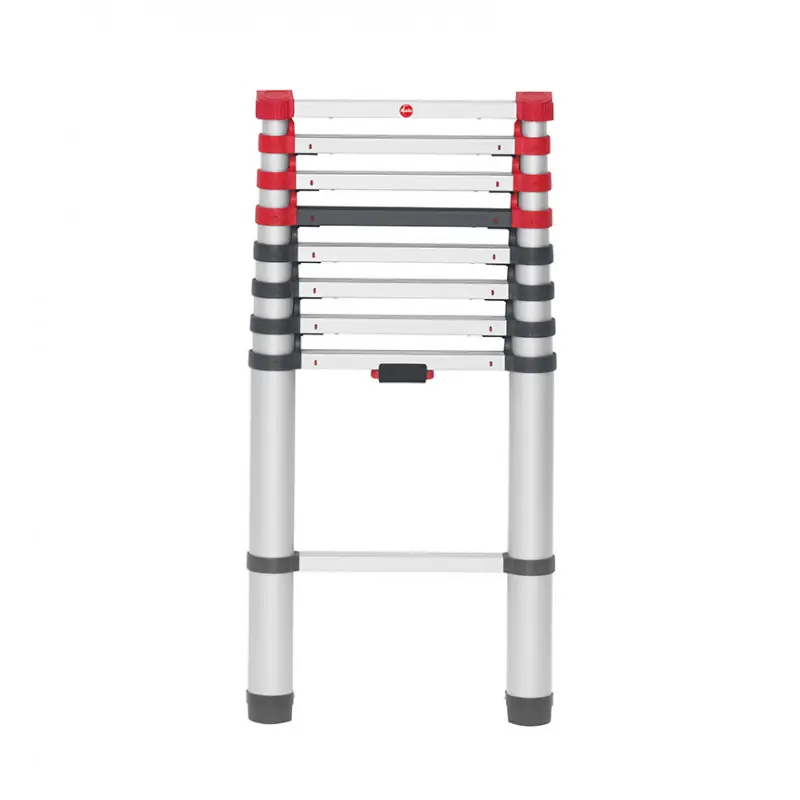 Echelle télescopique Hailo Flexline 9 échelons Ht d‘accès 3m40 alu