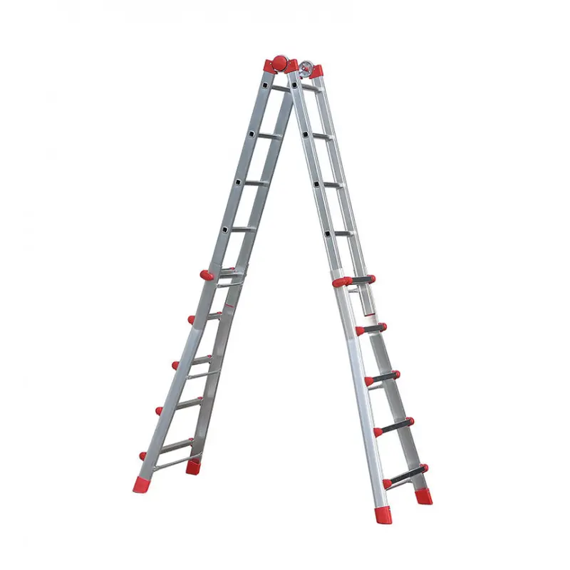 Echelle pliable Hailo ProfiStep Multi 4x5 échelons Ht d‘accès 5m75 alu