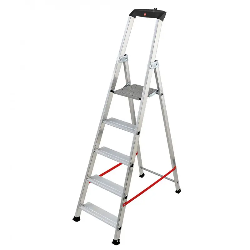 Escabeau professionnel Hailo Alu Pro 5 marches Ht d‘accès 310cm