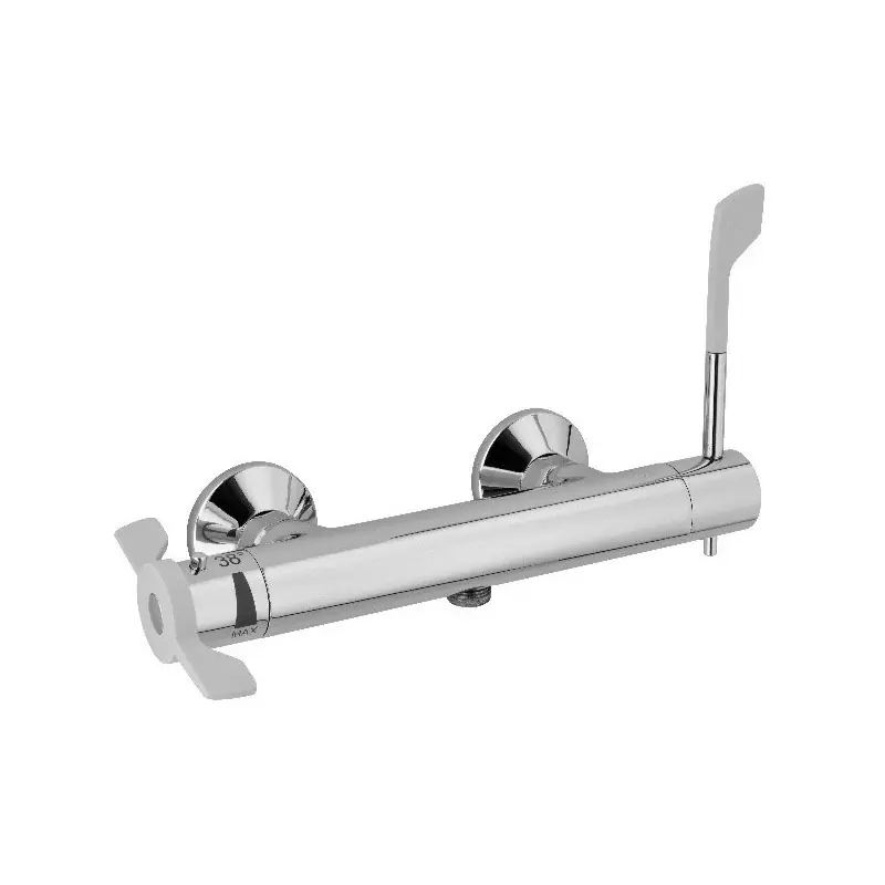 Mitigeur thermostatique Thermador Abba chromé 305mm pour senior et PMR
