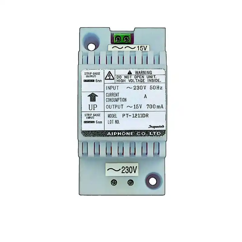 Alimentation Aiphone PT1211DR 230Vac/15Vac 0,7A 3 modules