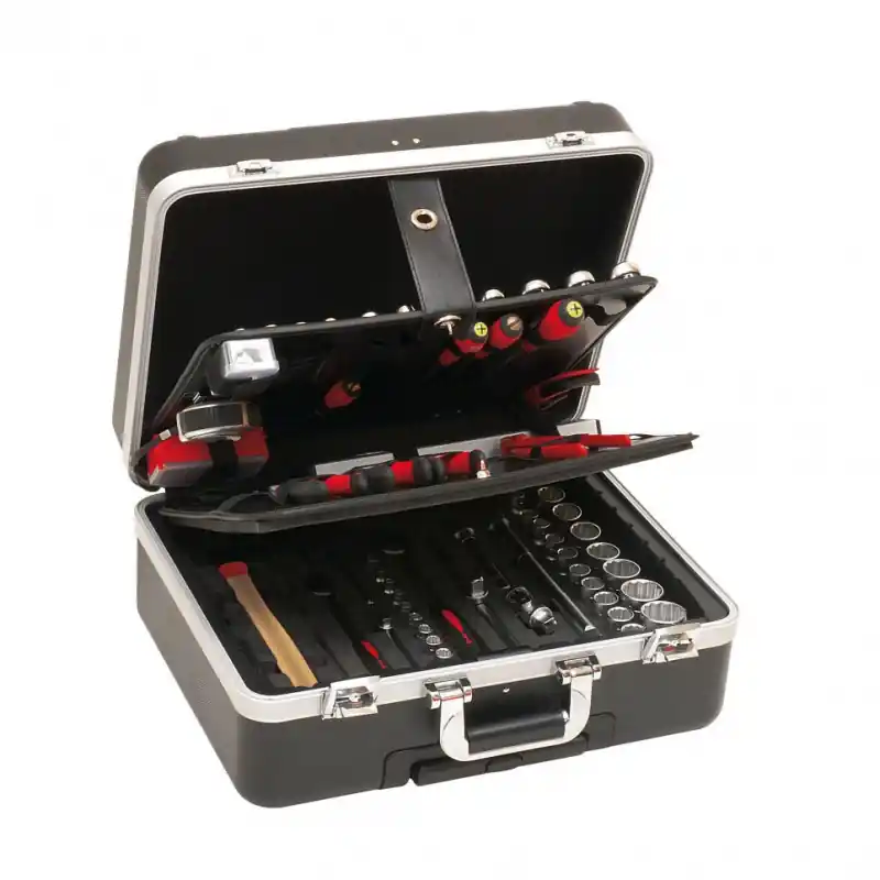 Valise trolley intégré Mondelin 9538128001 Abs 46,5x42x23cm 128 pièces