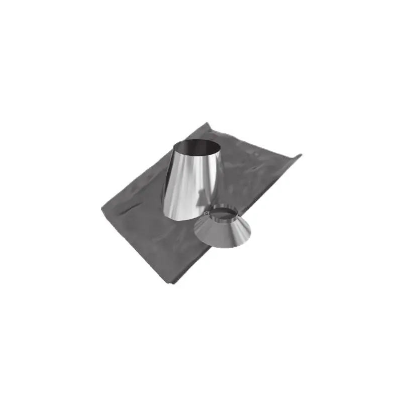 Solin TEN 205153 inox 5° à 30° avec collet D153mm