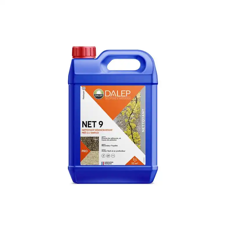 Nettoyant Désincrustant Dalep NET 9 bidon de 5l prêt à l‘emploi